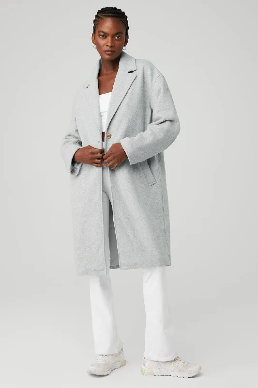 VIP Blazer Trench - Athletic Heather Grey purpose