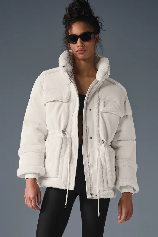 Ice Breaker Puffer Jacket - Ivory Street