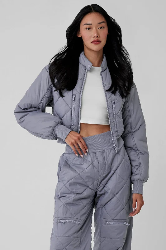 Snowrider Puffer Jacket - Fog European