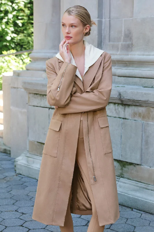 Formation Trench Coat - Toasted Almond Country