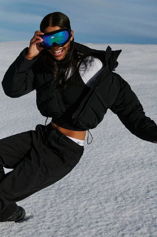 Glacier Puffer - Black Cool Women's Distressed
