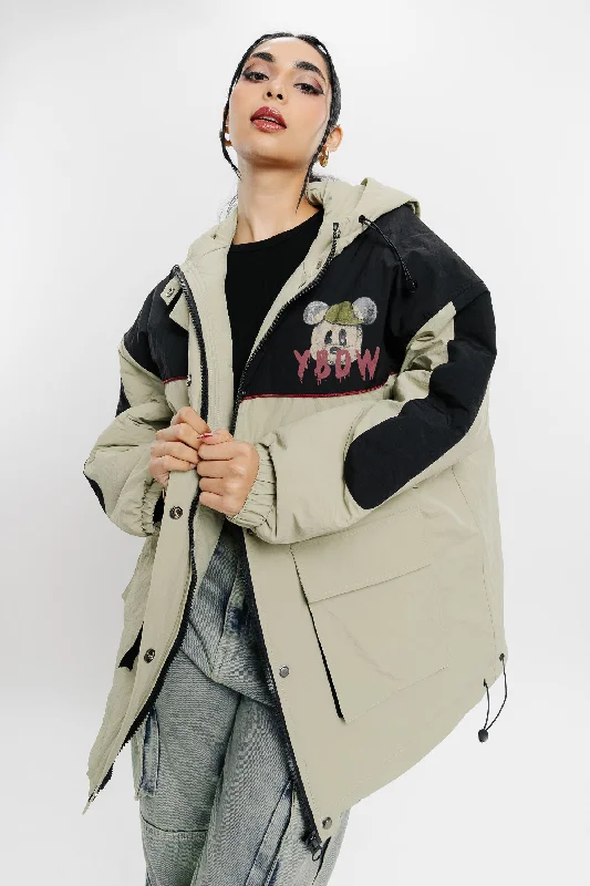 Sage Puffer Jacket Feminine Women's Soft 