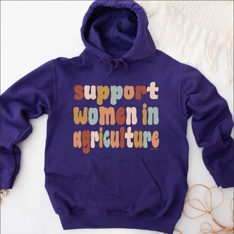 Boho Support Women In Agriculture Hoodie (S-3XL) Unisex - Multiple Colors! Sporty Women's Athleisure Boho Support Women In Agriculture Hoodie (S-3XL) Unisex - Multiple Colors! Sporty Women's Athleisure