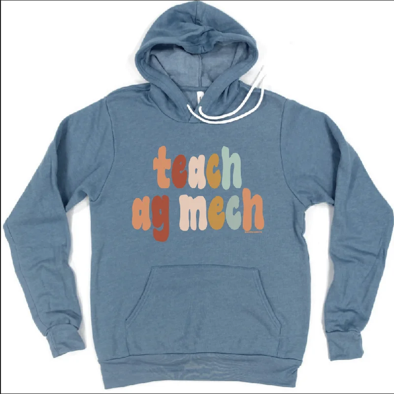 Boho Teach Ag Mech Hoodie (S-3XL) Unisex - Multiple Colors! Athletic Women's High - 