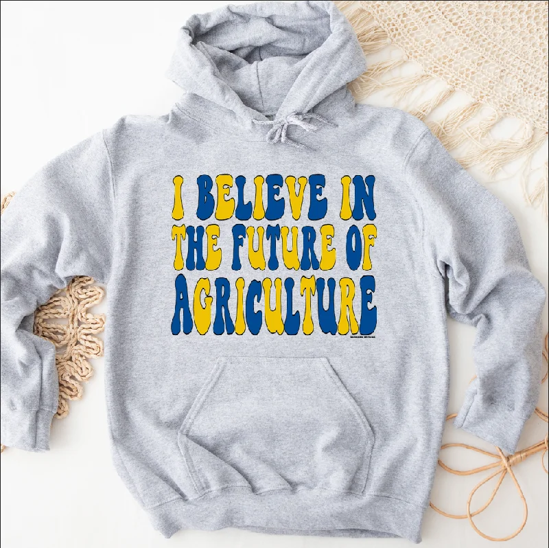 Groovy I Believe In The Future of Agriculture Hoodie (S-3XL) Unisex - Multiple Colors! Traditional Women's 