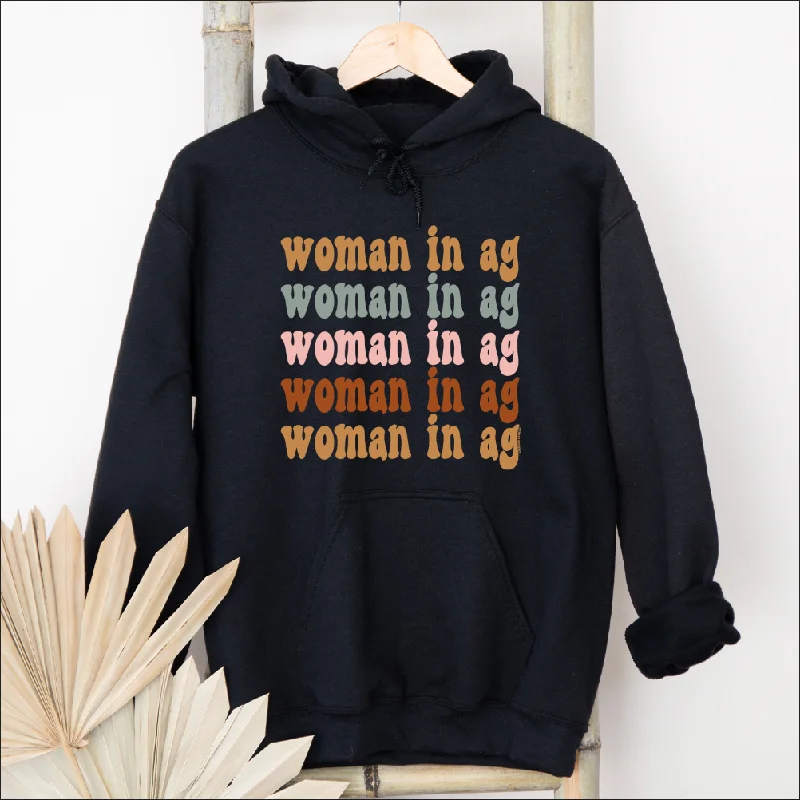 Groovy Woman In Ag Hoodie (S-3XL) Unisex - Multiple Colors! Classic Women's Tweed