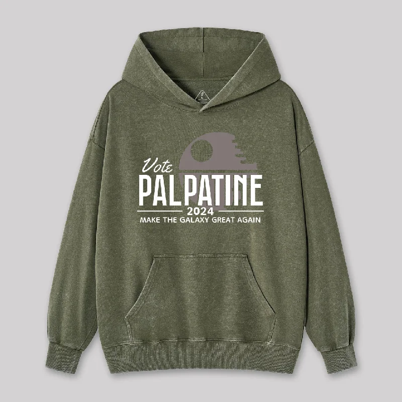 Make The Galaxy Great Again Washed Hoodie Dapper Women's 1920S