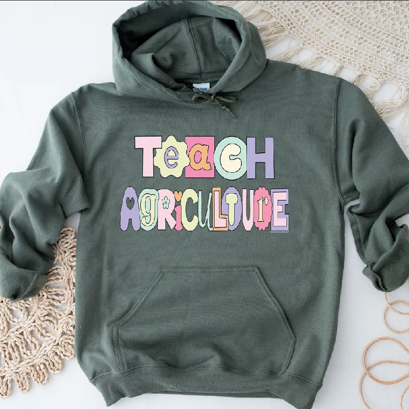 Pastel Teach Agriculture Hoodie (S-3XL) Unisex - Multiple Colors! Youthful Women's Anime - inspired Pastel Teach Agriculture Hoodie (S-3XL) Unisex - Multiple Colors! Youthful Women's Anime - inspired