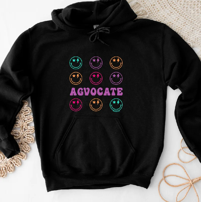 Retro Smile Agvocate Hoodie (S-3XL) Unisex - Multiple Colors! Geometric