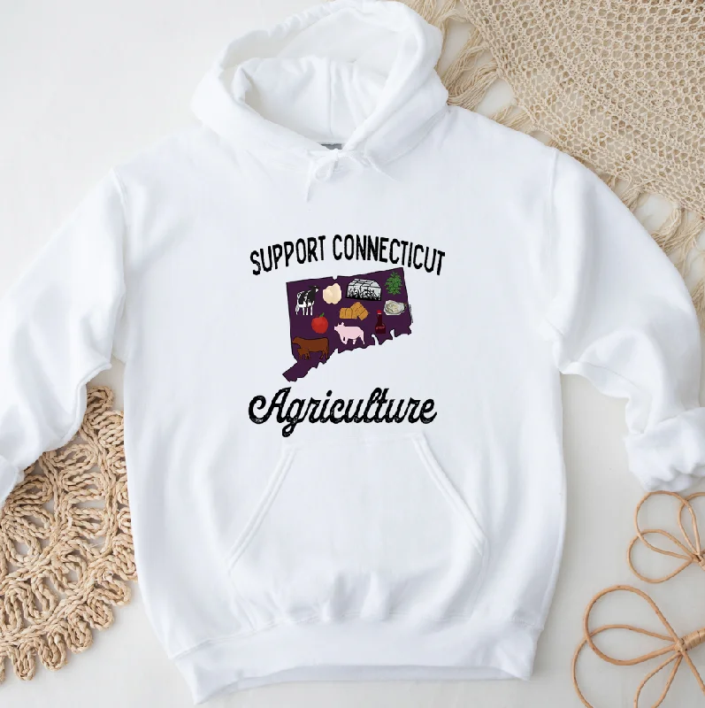Support Connecticut Agriculture Hoodie (S-3XL) Unisex - Multiple Colors! garde