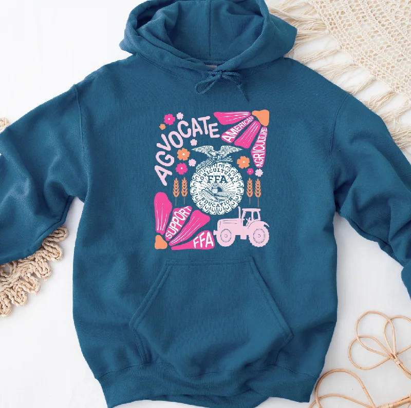 Support FFA Floral Hoodie (S-3XL) Unisex - Multiple Colors! Sleek Women's 