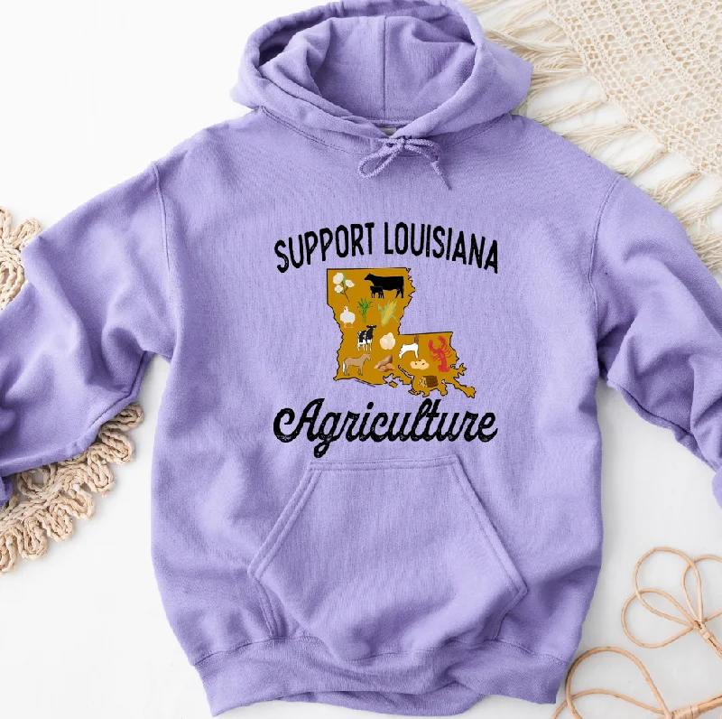 Support Louisiana Agriculture Hoodie (S-3XL) Unisex - Multiple Colors! Athletic Women's Support Louisiana Agriculture Hoodie (S-3XL) Unisex - Multiple Colors! Athletic Women's