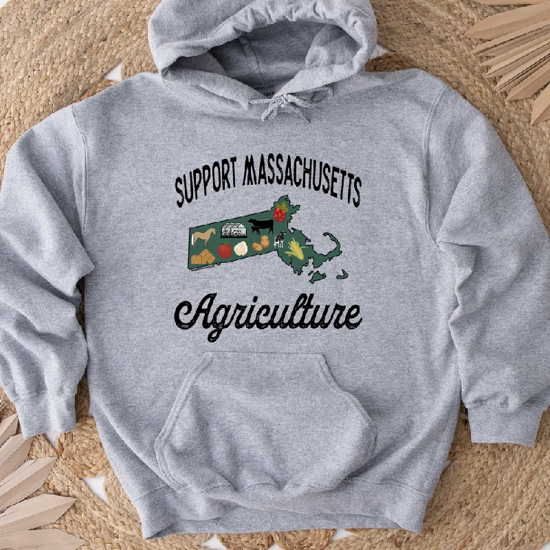 Support Massachusetts Agriculture Hoodie (S-3XL) Unisex - Multiple Colors! Bold Women's Animal Print Support Massachusetts Agriculture Hoodie (S-3XL) Unisex - Multiple Colors! Bold Women's Animal Print