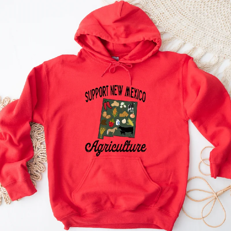 Support New Mexico Agriculture Hoodie (S-3XL) Unisex - Multiple Colors! Monochromatic Office Style Support New Mexico Agriculture Hoodie (S-3XL) Unisex - Multiple Colors! Monochromatic Office Style