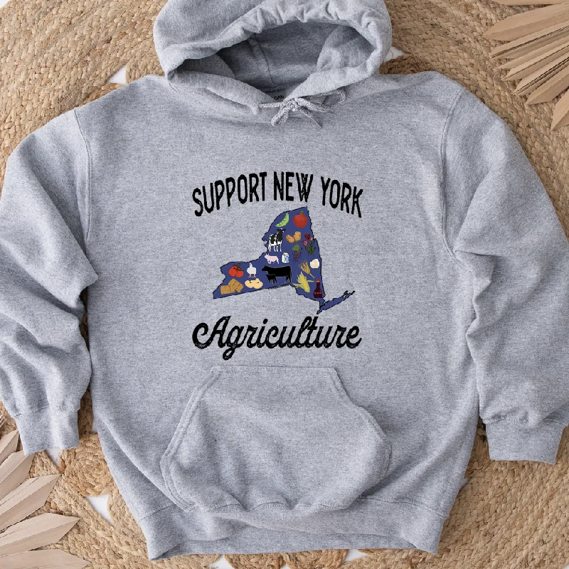 Support New York Agriculture Hoodie (S-3XL) Unisex - Multiple Colors! Dynamic Women's Moto Support New York Agriculture Hoodie (S-3XL) Unisex - Multiple Colors! Dynamic Women's Moto