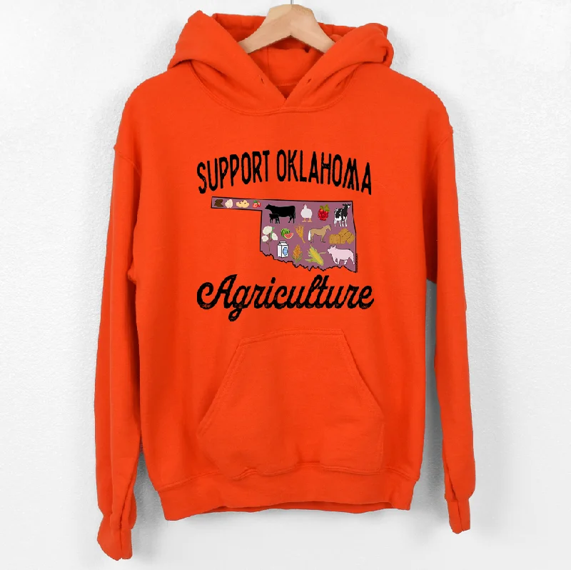 Support Oklahoma Agriculture Hoodie (S-3XL) Unisex - Multiple Colors! Street