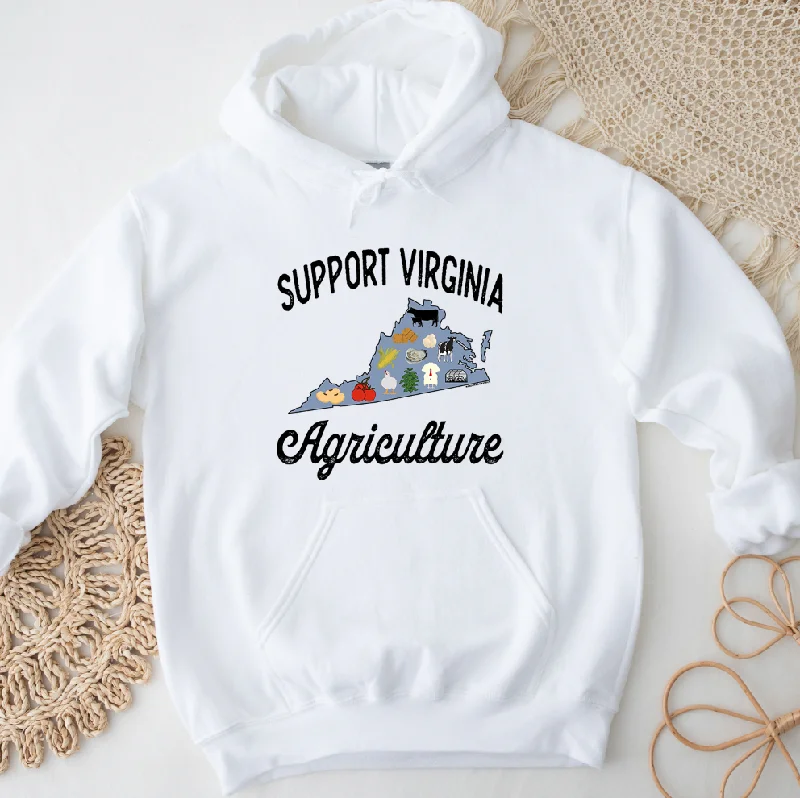 Support Virginia Agriculture Hoodie (S-3XL) Unisex - Multiple Colors! Bold Women's Animal Print Support Virginia Agriculture Hoodie (S-3XL) Unisex - Multiple Colors! Bold Women's Animal Print