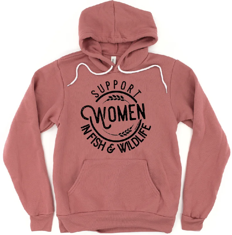Support Women in Fish & Wildlife Hoodie (S-3XL) Unisex - Multiple Colors! Australian Beach Support Women in Fish & Wildlife Hoodie (S-3XL) Unisex - Multiple Colors! Australian Beach