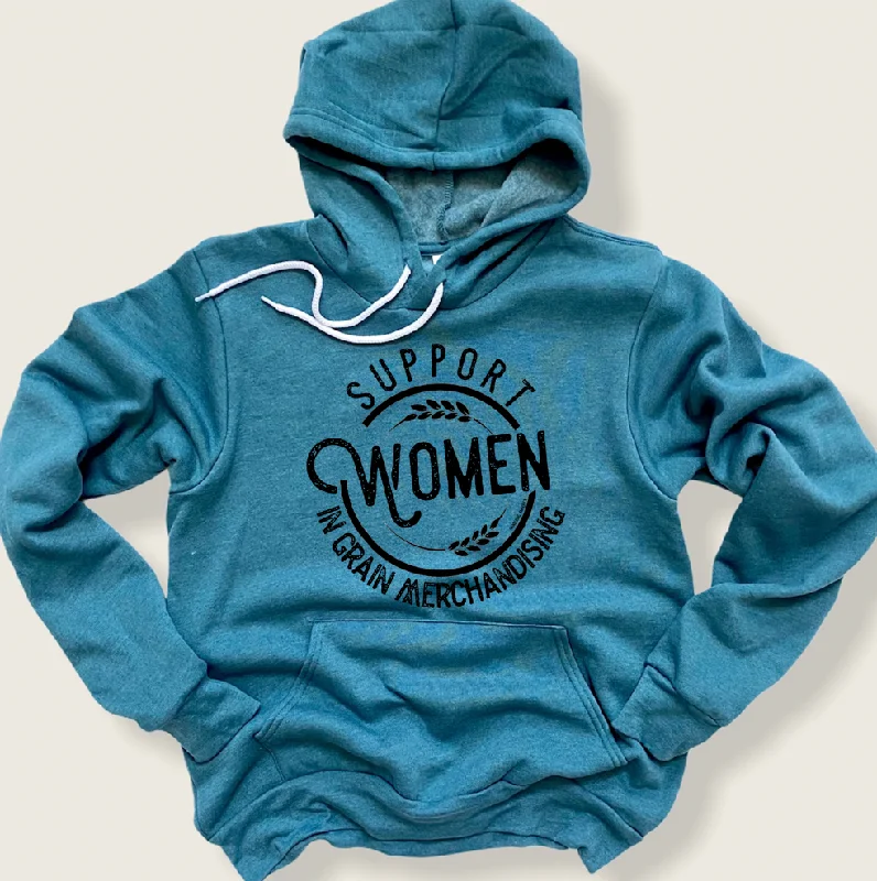 Support Women in Grain Merchandising Hoodie (S-3XL) Unisex - Multiple Colors! Dapper Women's Bow - adorned Support Women in Grain Merchandising Hoodie (S-3XL) Unisex - Multiple Colors! Dapper Women's Bow - adorned
