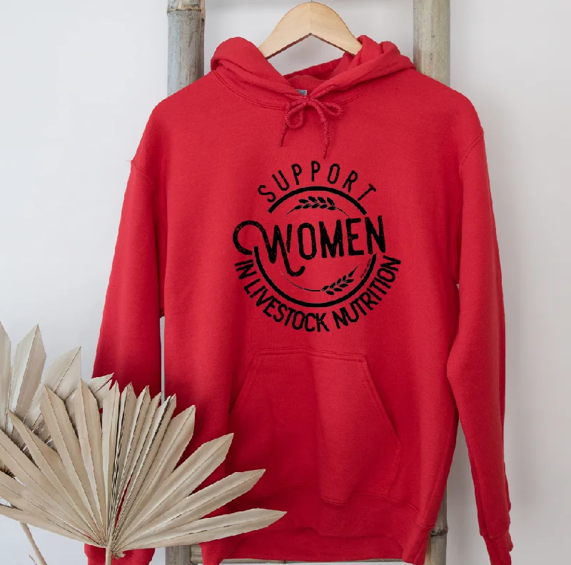 Support Women in Livestock Nutrition Hoodie (S-3XL) Unisex - Multiple Colors! Laid - back Women's Style Support Women in Livestock Nutrition Hoodie (S-3XL) Unisex - Multiple Colors! Laid - back Women's Style