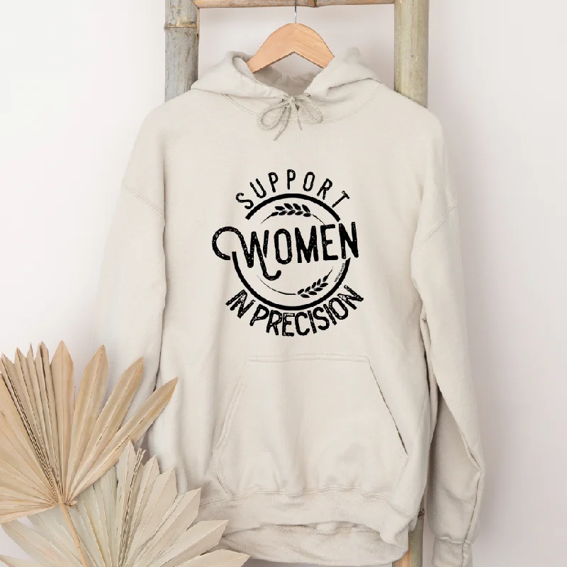 Support Women in Precision Hoodie (S-3XL) Unisex - Multiple Colors! Modern Women's 