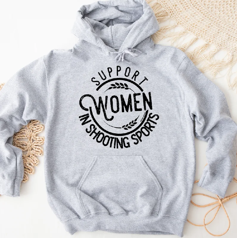 Support Women in Shooting Sports Hoodie (S-3XL) Unisex - Multiple Colors! Dynamic Women's High - energy Support Women in Shooting Sports Hoodie (S-3XL) Unisex - Multiple Colors! Dynamic Women's High - energy
