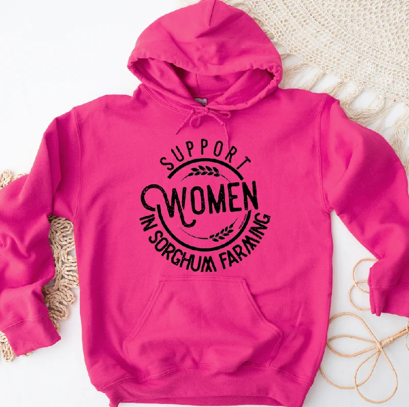 Support Women in Sorghum Farming Hoodie (S-3XL) Unisex - Multiple Colors! Confident Women's High - fashion Support Women in Sorghum Farming Hoodie (S-3XL) Unisex - Multiple Colors! Confident Women's High - fashion