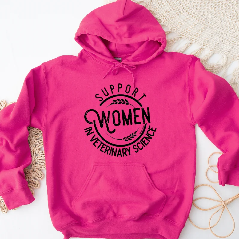 Support Women in Veterinary Science Hoodie (S-3XL) Unisex - Multiple Colors! Hip Women's Retro Support Women in Veterinary Science Hoodie (S-3XL) Unisex - Multiple Colors! Hip Women's Retro