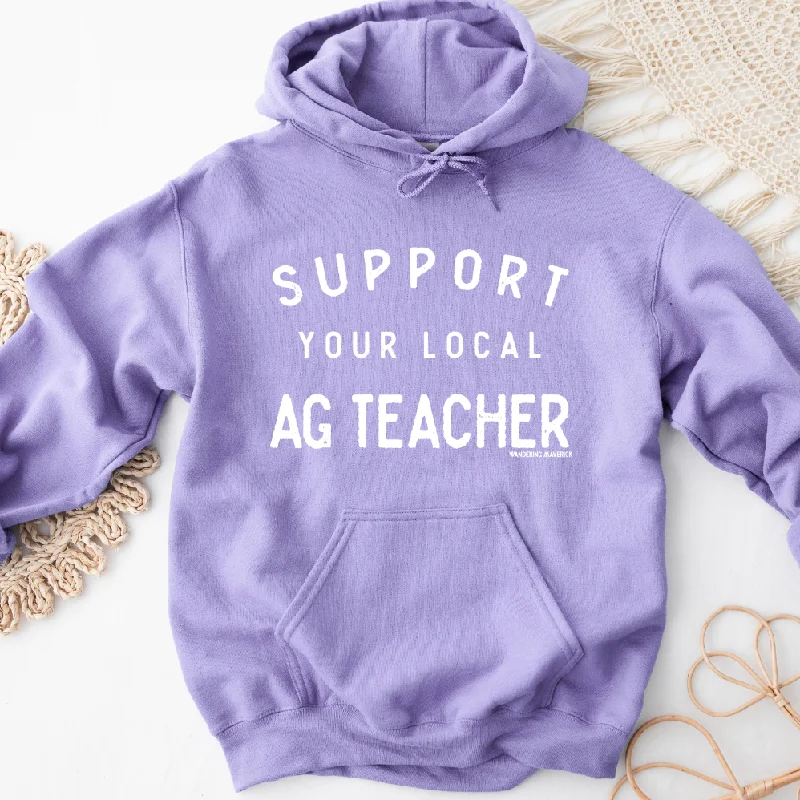 Support Your Local Ag Teacher White Ink Hoodie (S-3XL) Unisex - Multiple Colors! Practical Women's Quick - dry Support Your Local Ag Teacher White Ink Hoodie (S-3XL) Unisex - Multiple Colors! Practical Women's Quick - dry