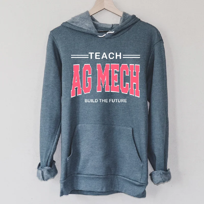 Teach Ag Mech Build the Future Pink Hoodie (S-3XL) Unisex - Multiple Colors! Earthy Women's Teach Ag Mech Build the Future Pink Hoodie (S-3XL) Unisex - Multiple Colors! Earthy Women's