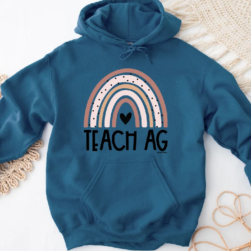 Teach Ag Rainbow Hoodie (S-3XL) Unisex - Multiple Colors! Confident Women's Power