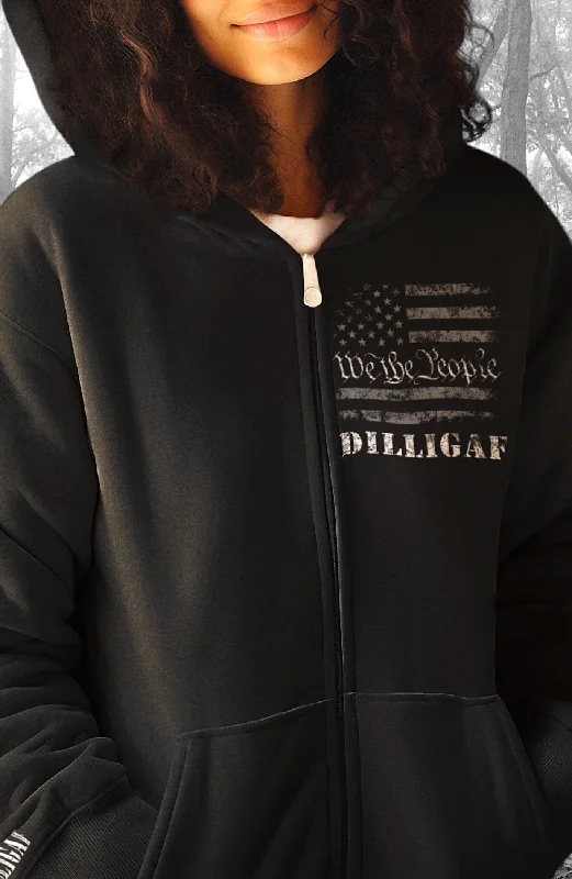We the People Zip Up Hoody Refined Women's Classic 