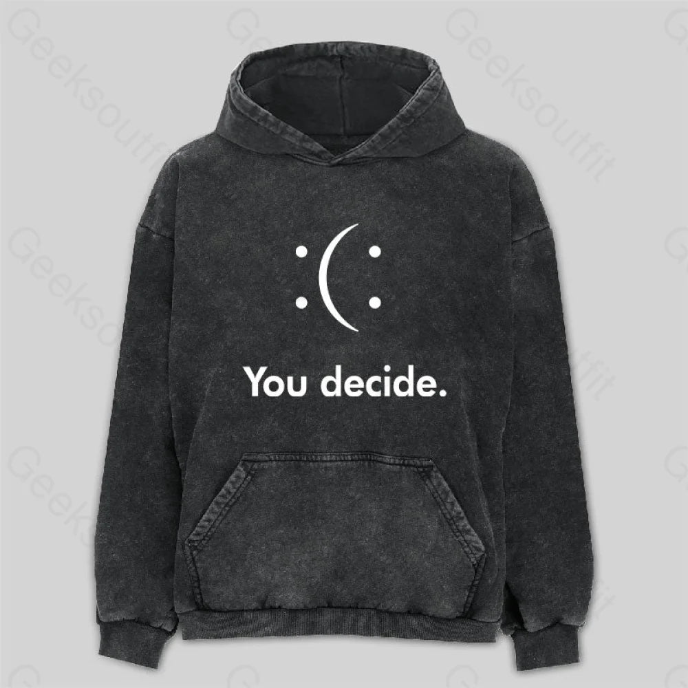 You Decide : ( :  Washed Hoodie Cozy Women's Sherpa - lined